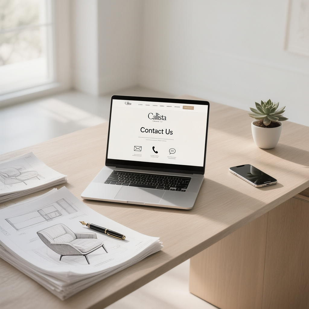 Modern office workspace